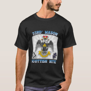 33Rd Degree Mason Scottish Rite Masonic Wd Aasr 33 T Shirt