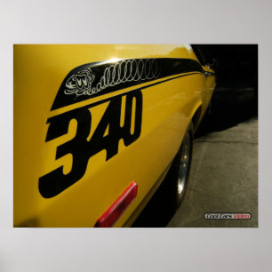 340 Plymouth dammtrasa Poster