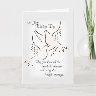 3427 Bröllop Doves, Religiösa Kort