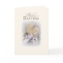 3429 Baby Baptism Shoes Gul ros