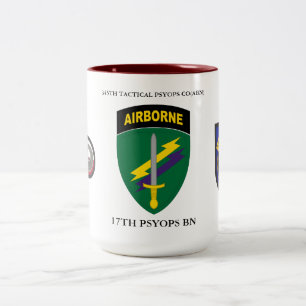 345:E TACTISKA PSYOPS CO(ABN), 17:E PSYOPS BN Två-Tonad MUGG