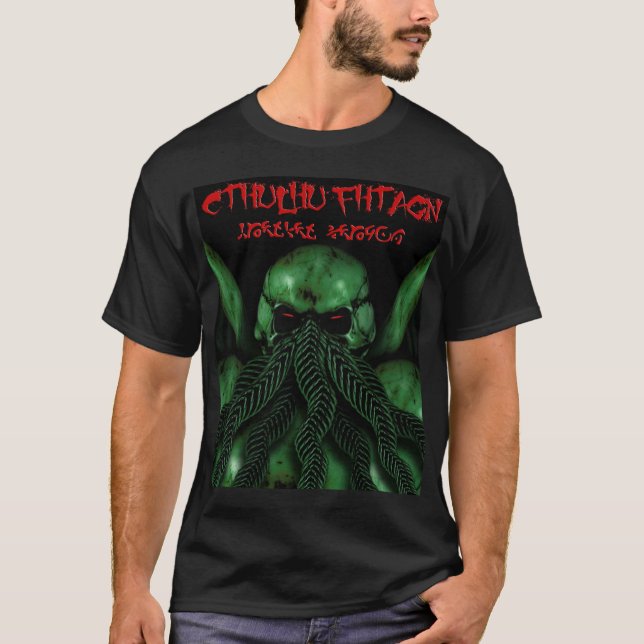 $34,95 Cthulhu Fhtagn Tee (Framsida)