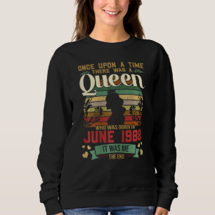 34 år Gamla flickor 34:e födelsedagen drottning ju T Shirt