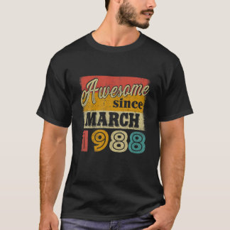 34 år gammal Fantastisk sedan mars 1988 ger 34 MB T Shirt