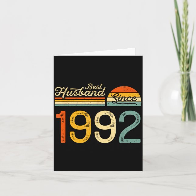 34-års bröllopsdag Hustru Sedan Design Kort (Framsida)