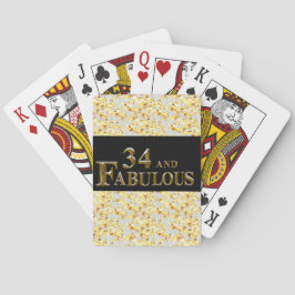 34-årsdag casinokort
