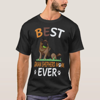 34 Bästa tyska herdehund Mamma någonsin tyska herd T Shirt