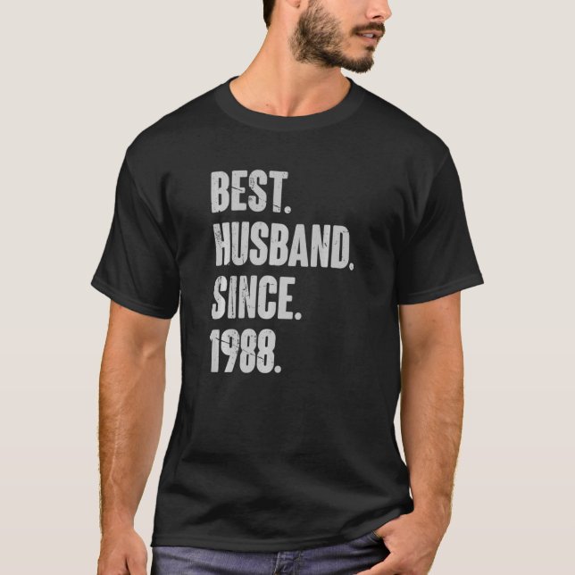 34 Bröllop-årsdagen för hans bästa Make sedan T Shirt (Framsida)