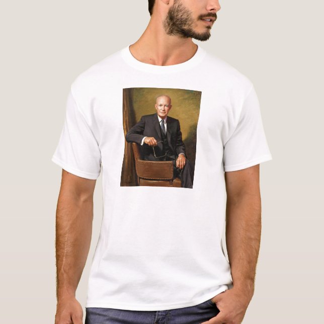 34 Dwight D. Eisenhower Tee Shirt (Framsida)
