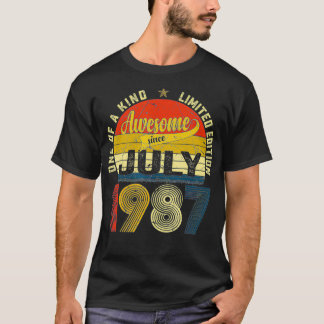 34:e Dekorationen på födelsedagen juli 1987 Manar T Shirt