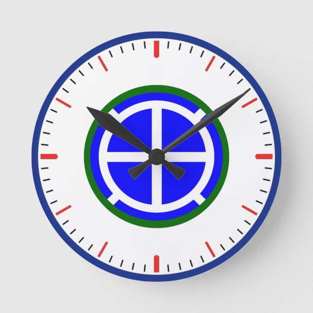 34:e infanteridivisionen rund klocka (Framsida)