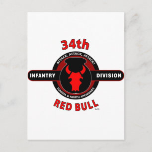 34:E INFANTRY DIVISION" RED BULL " VYKORT