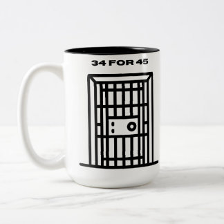 34 för 45 Två-Tonad mugg