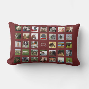34 FOTOKOLLAGE Pillow - ANY FÄRG Lumbarkudde