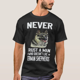 34 Lita Aldrig På En Man Som Inte Gillar Tysk Shep T Shirt