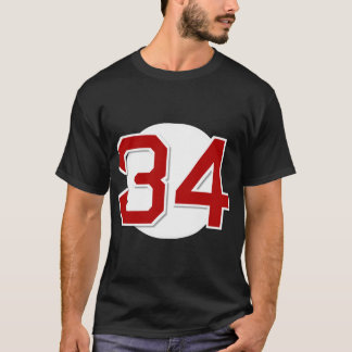 34 Retired Sticker T Shirt