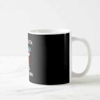 "Tomten Kärlek går ner och#34; Lustigt Kristus Kaffemugg