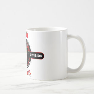 34TH INFANTERIUPPDELNING" RÖD TJUR " KAFFEMUGG