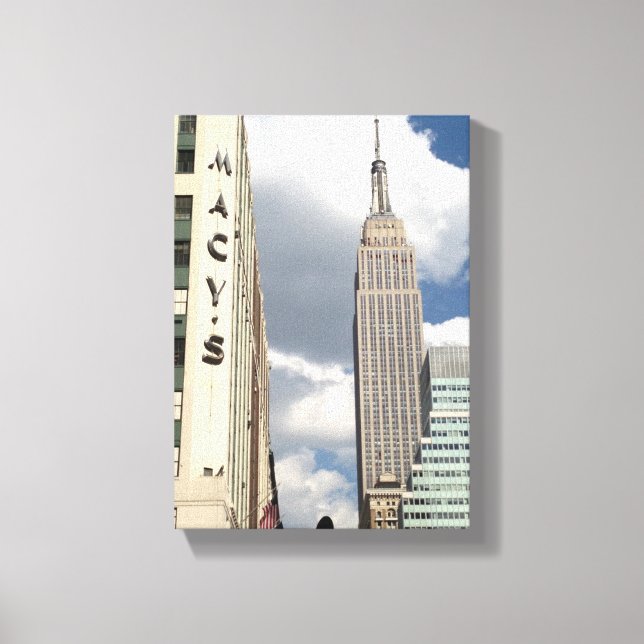 34th Street Empire state Byggande Manhattan NYC Canvastryck (Framsida)