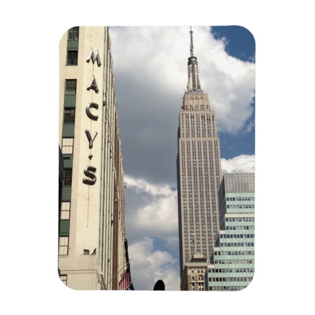 34th Street Empire state Byggande Manhattan NYC Magnet (Vertikal)