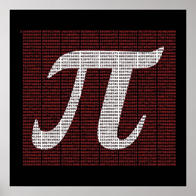 3500 Pi-Poster Poster (Framsidan)