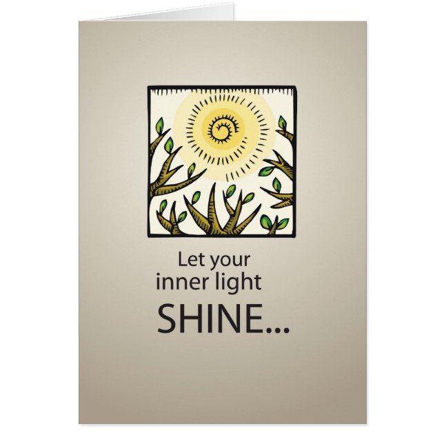 3502 Tvåstegsprogram Innerljussken Hälsningskort (Framsidan)