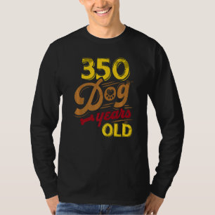 350 Hund ÅR 50:e födelsedagen 50:e Hund T Shirt