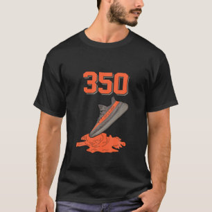 350 V2 Beluga reflekterande teve för att matcha S T Shirt
