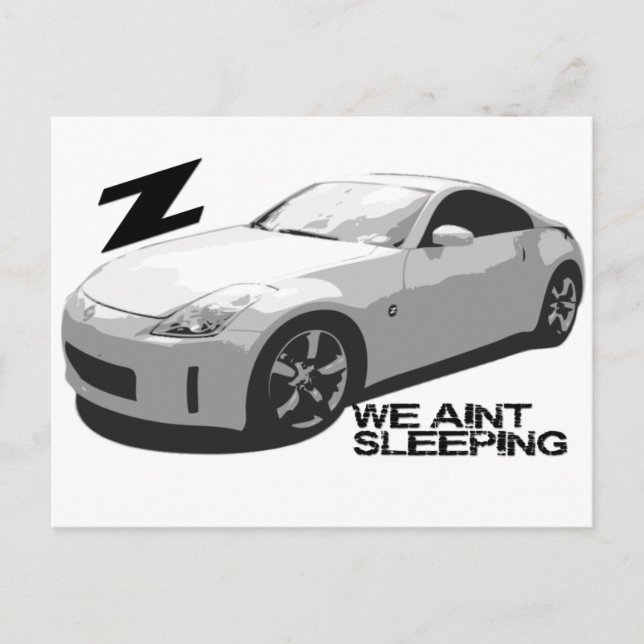 350Z Aint sover Vykort (Framsida)
