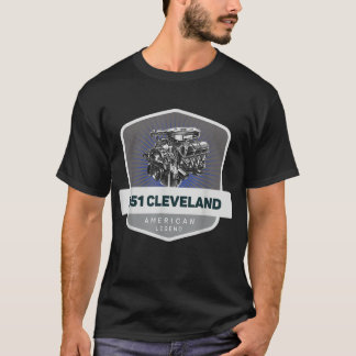 351 Cleveland V8 Muscle Car Legend Engine Retro Lo T Shirt