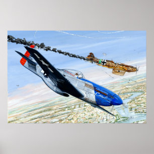 352. MUSTANG för FG P-51 Poster