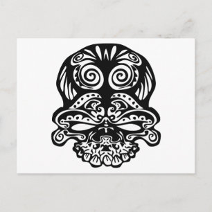 355 Stam Skull Vykort
