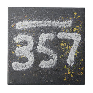 357 Masonic och Ängla Nummer Kakelplatta