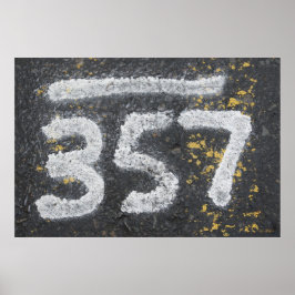 357 Masonic och Ängla Nummer Poster