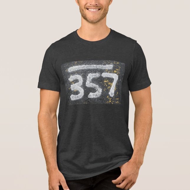 357 Masonic och Ängla Nummer T Shirt (Framsida)