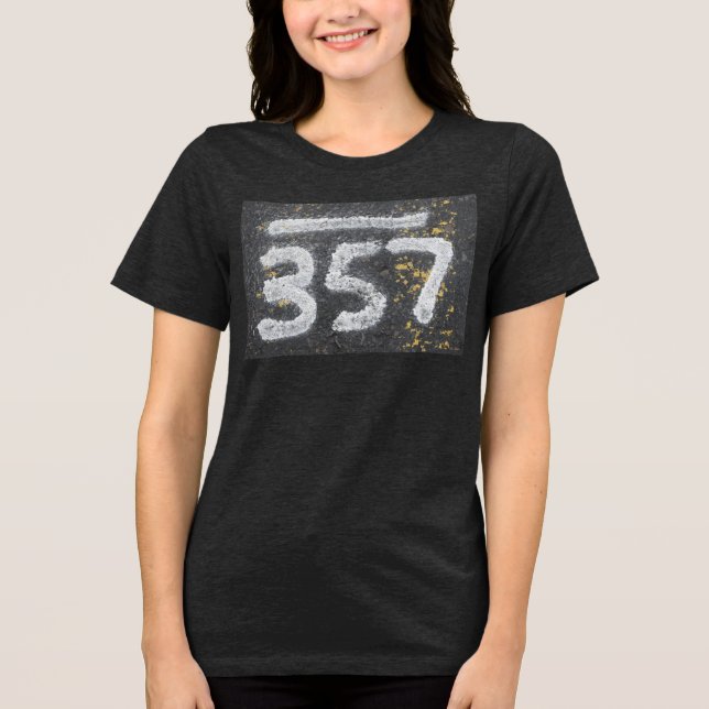 357 Masonic och Ängla Nummer T Shirt (Framsida)