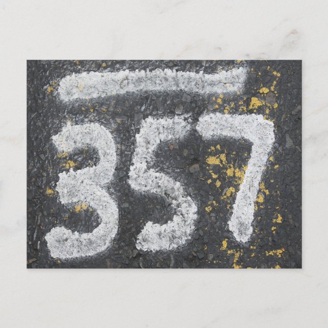 357 Masonic och Ängla Nummer Vykort (Framsida)