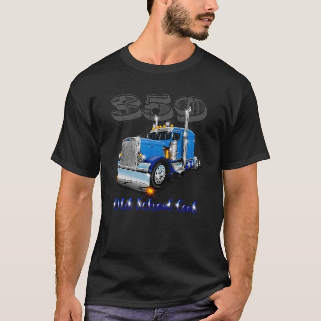 359 Peterbilt doodle Classic T Shirt (Framsida)