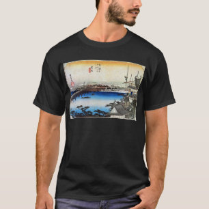 35. 吉田宿 広重 Yoshida-juku, Hiroshige, Ukiyo-e T Shirt