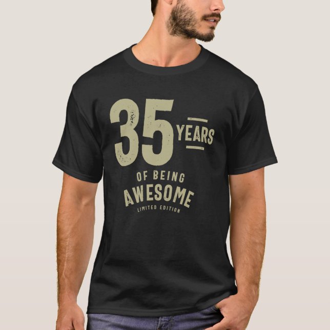 35 år av 35e vid Fantastisk T Shirt (Framsida)