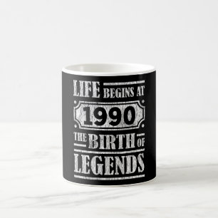 35 år gammal 1990 35ens födelsedag kaffemugg