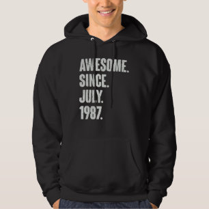 35 år gammal 35e Birthday Fantastisk sedan juli 19 Hoodie