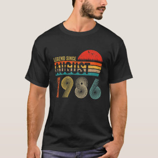 35 år gammal retro Birthday Gift-legend sedan augu T Shirt