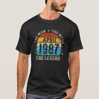 35-årig man Myth-legend i april 1987 35e Bi T Shirt