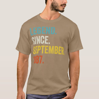 35 års ålder sedan september 1987 35e Birt T Shirt