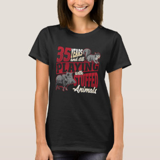 35 års uppspelning av Mjukisdjur Taxidermist Birth T Shirt