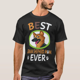 35 Bästa tyska shepherd Mamma någonsin tyska sheph T Shirt