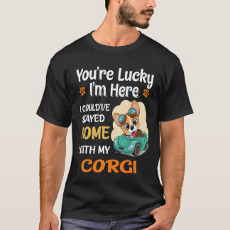 35 Du är en lycklig Corgi T Shirt