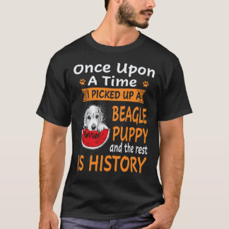35 En gång i tiden - Beagle Valp Beagle T Shirt