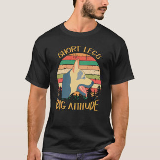 35 Korta Ben Stor Attityd Söt Tysk Shepherd T Shirt